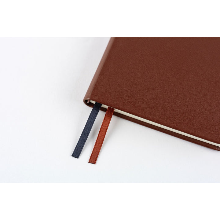 Hobonichi Techo 2026 - Weeks/Wallet Planner Book - Leather: Wine Brown [English/Tall & Slim/Jan Start]