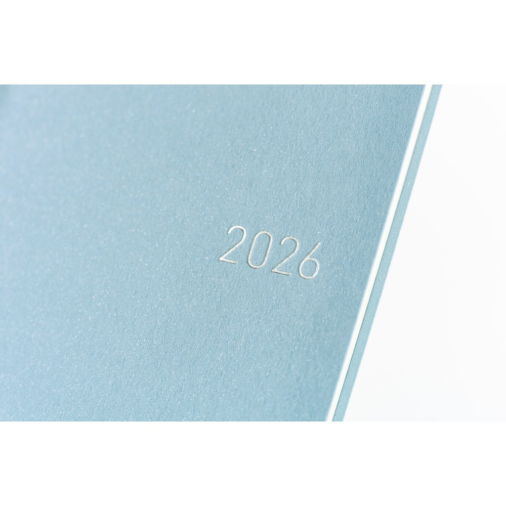 Hobonichi Techo 2026 - Weeks/Wallet Planner Book - Paper Series: Sky [English/Tall & Slim/Jan Start]