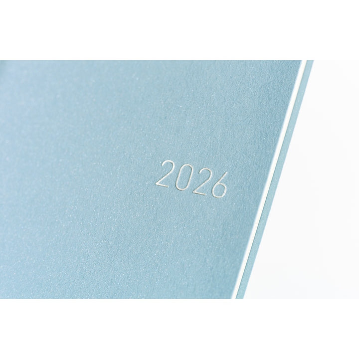 Hobonichi Techo 2026 - Weeks/Wallet Planner Book - Paper Series: Sky [English/Tall & Slim/Jan Start]