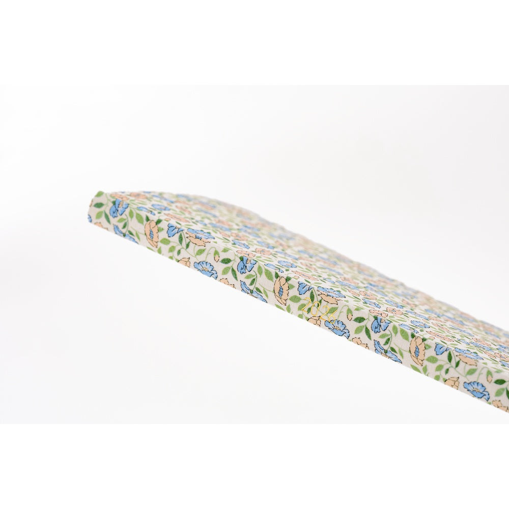 Hobonichi Techo 2026 - Weeks/Wallet Planner Book - Liberty Fabrics: Sasha Kiora [English/Tall & Slim/Jan Start]