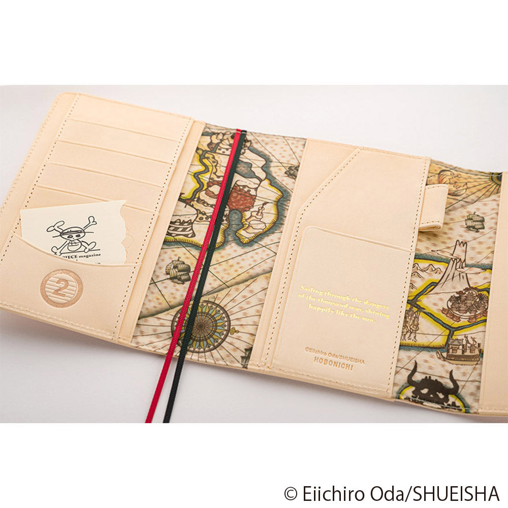 Hobonichi Techo 2024 - A6 Cover Only - ONE PIECE magazine: Thousand Sunny Logbook (Leather Cover)