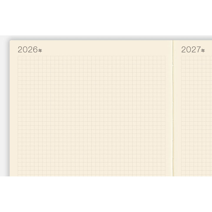 Hobonichi Techo 2026 - A5 Large Japanese - 5-Year Techo Planner Book (2026 - 2030)