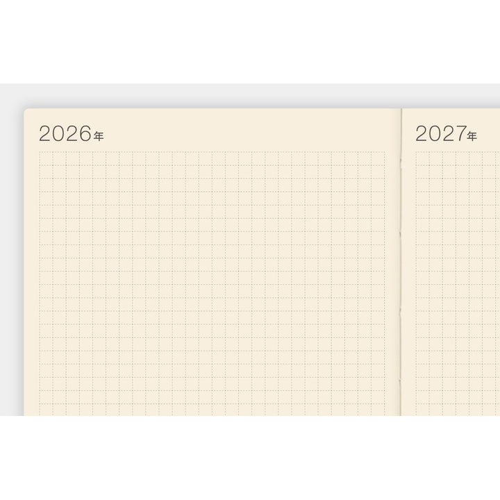 Hobonichi Techo 2026 - A6 Japanese - 5-Year Techo Planner Book (2026 - 2030)