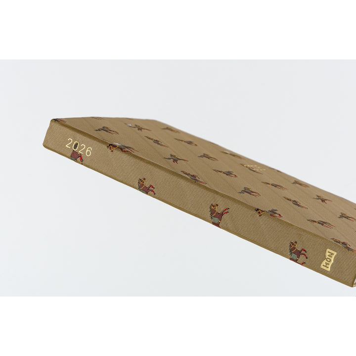 Hobonichi Techo 2026 - Cousin A5 HON Planner Book - Bow & Tie: Galloping Horses - English/January Start/Monday Start