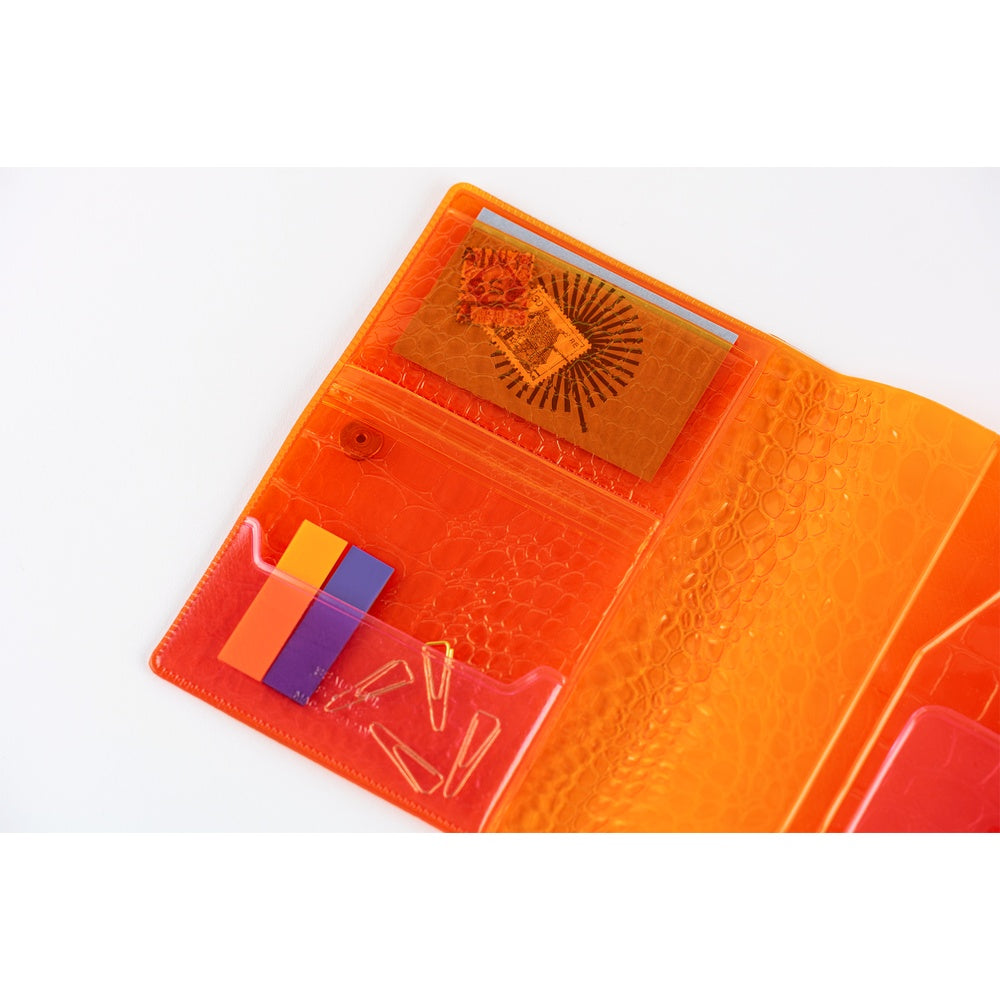 Hobonichi Techo 2026 - A6 Cover Only - beautiful people: Nothing to Hide (Orange)