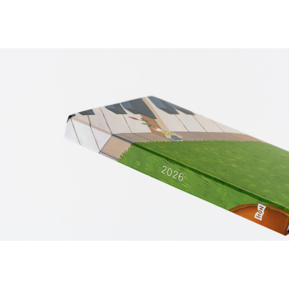 Hobonichi Techo 2026 -  Original (A6) HON Planner Book - Hiroko Kubota: Waiting on the Chord - English/January Start/Monday Start