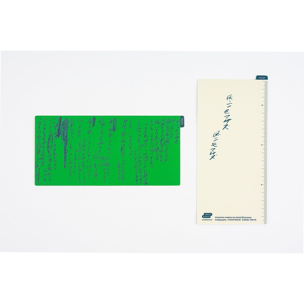 Hobonichi Techo 2026 - Weeks/Wallet Planner Book - Yuichi Inoue: Amenimo Makezu [English/Tall & Slim/Jan Start]