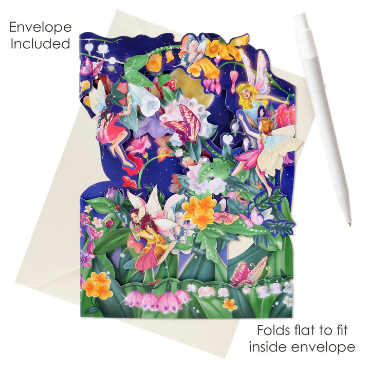 Santoro Swinging Card - Fairies