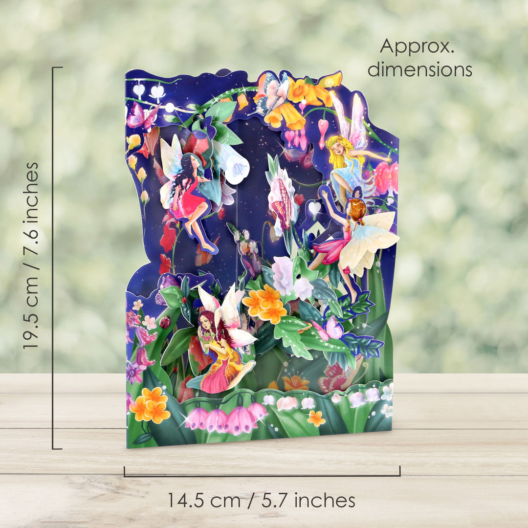 Santoro Swinging Card - Fairies