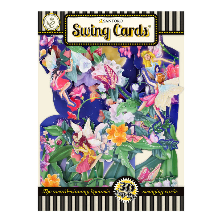 Santoro Swinging Card - Fairies