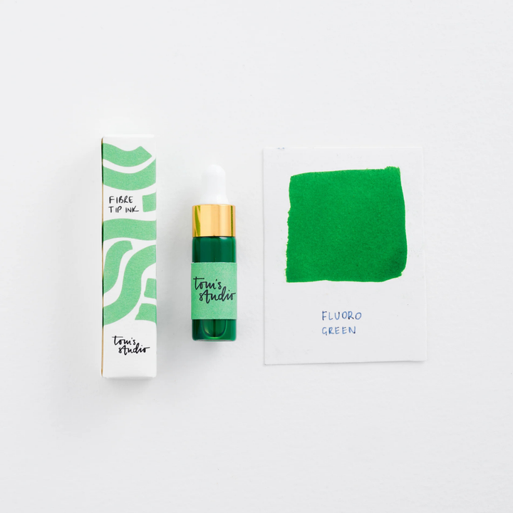 Tom's Studio - Mini Highlighter Inks - Fluoro Green
