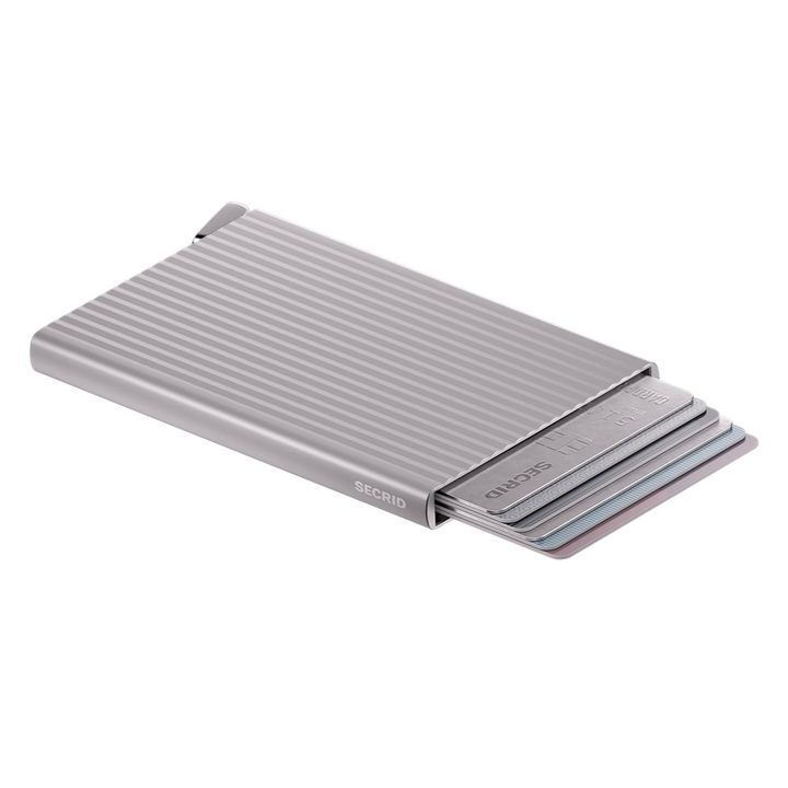 Secrid - Premium+ CardProtector - Fluted - Silver