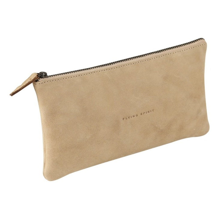 Clairefontaine - Flying Spirit Glossy Leather Flat Pencil Case