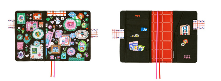 Hobonichi Techo 2026 - A6 Cover Only - Yumi Kitagishi: White Cat's Table Decorations