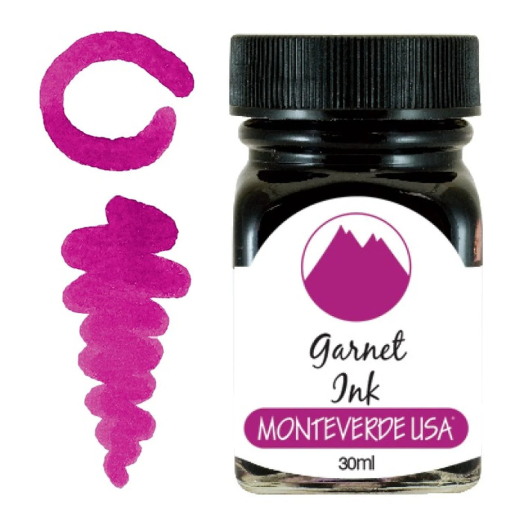 Monteverde USA - Garnet Ink - Gemstone Ink Collection - 30ml