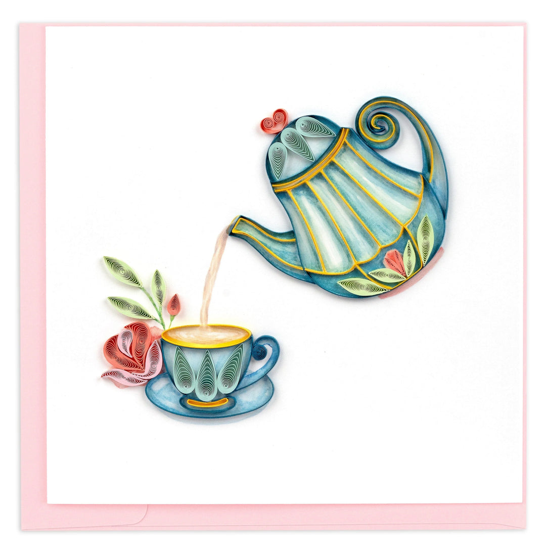 Quilling Card - Afternoon Tea