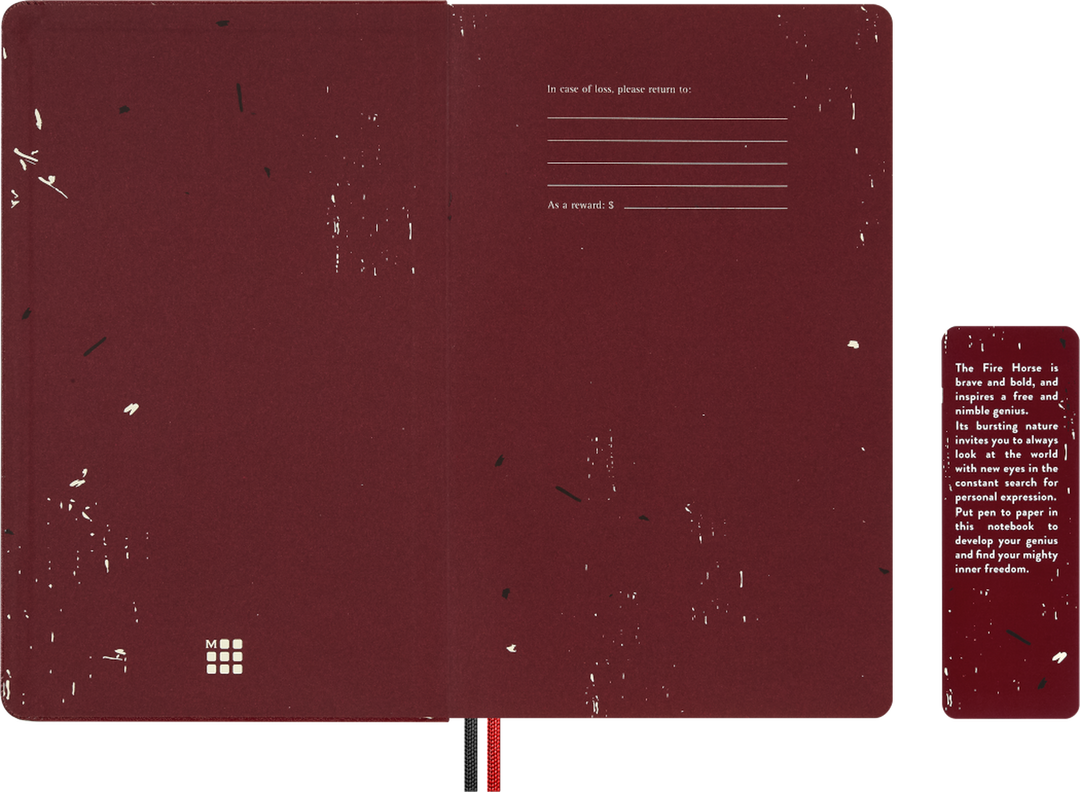 Moleskine - Year of the Horse Notebook - Red Fire Horse