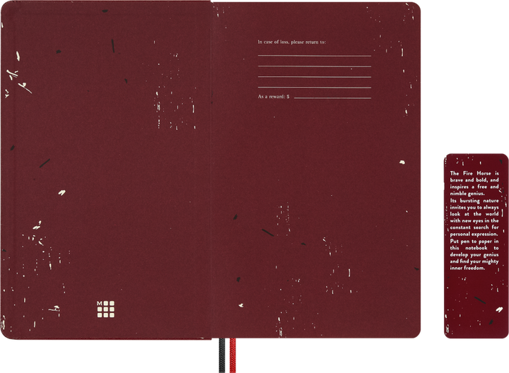 Moleskine - Year of the Horse Notebook - Red Fire Horse