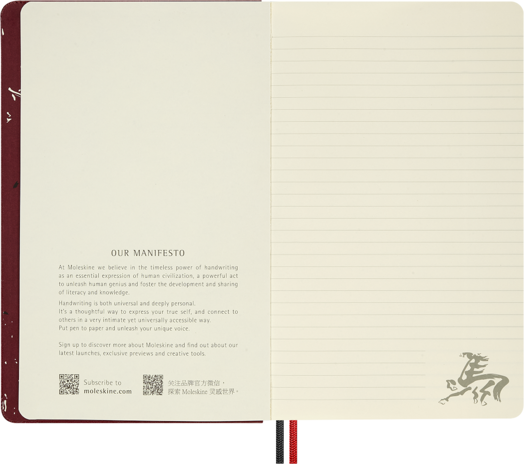 Moleskine - Year of the Horse Notebook - Red Fire Horse