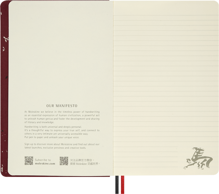 Moleskine - Year of the Horse Notebook - Red Fire Horse