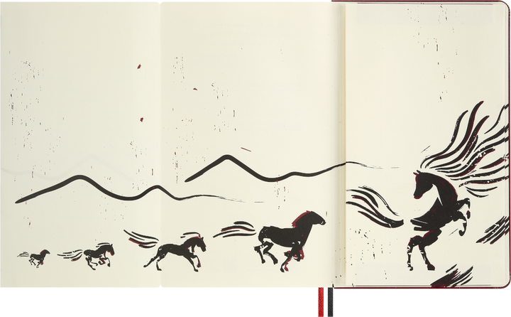 Moleskine - Year of the Horse Notebook - Red Fire Horse