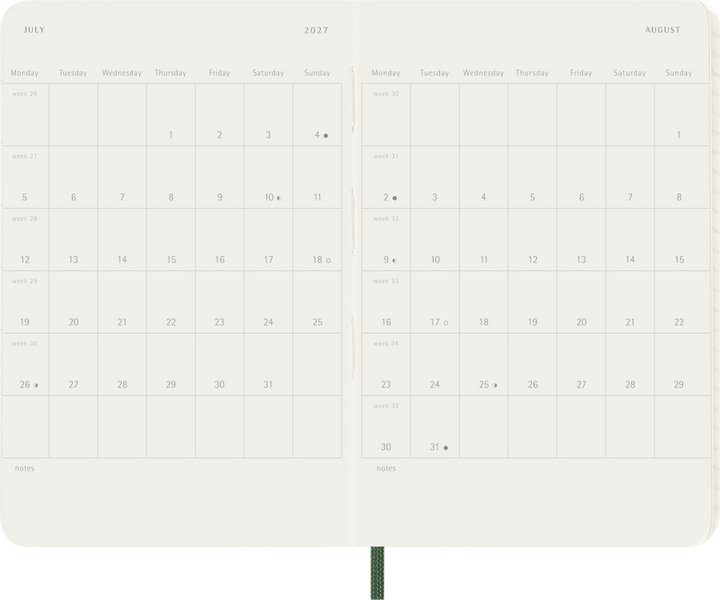 Moleskine - 2027 Classic Daily Planner - Pocket Size (Softcover)