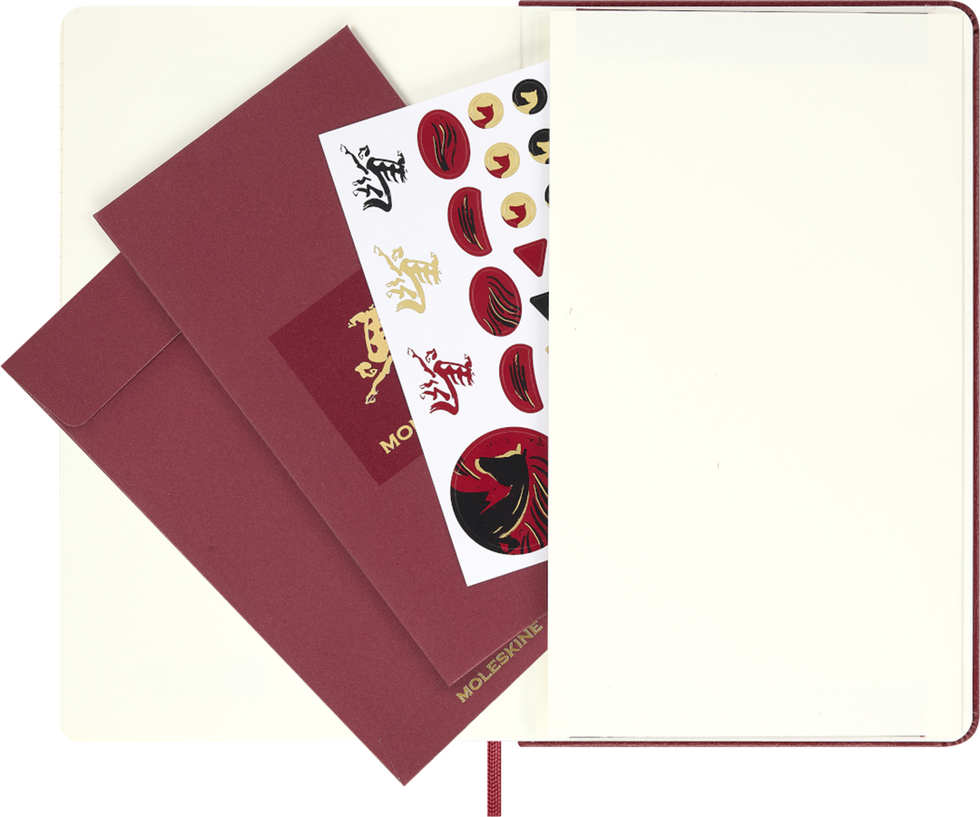 Moleskine - Year of the Horse Notebook with Gift Box - Fire Red