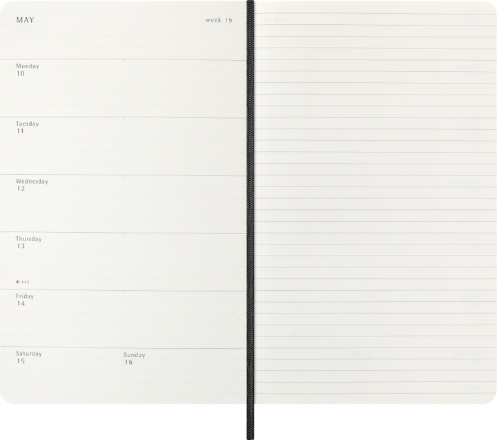 Moleskine - 2027 Classic Weekly Planner - Large (Softcover)