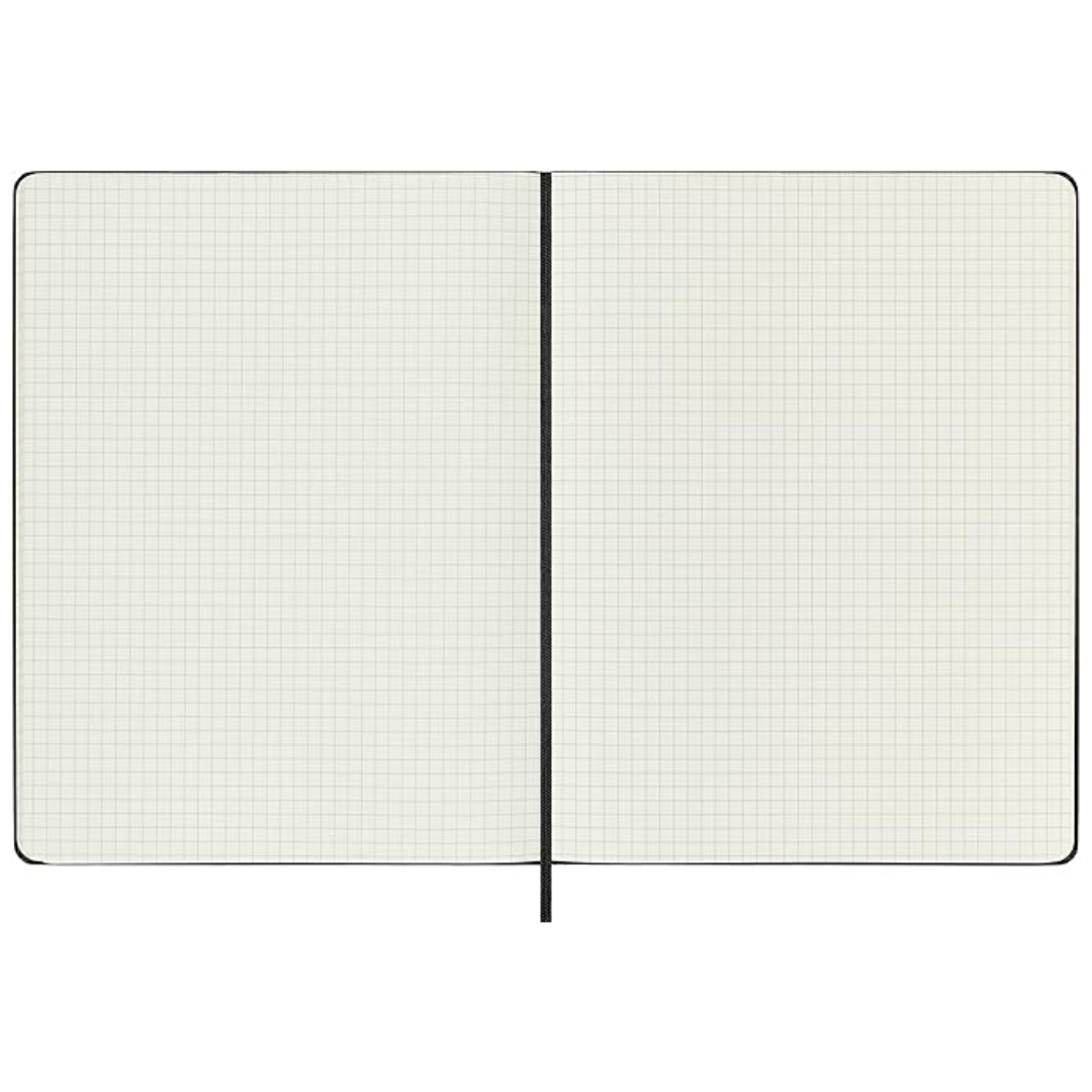 Moleskine - Classic Squared Notebook - Large (Black/Hardcover)