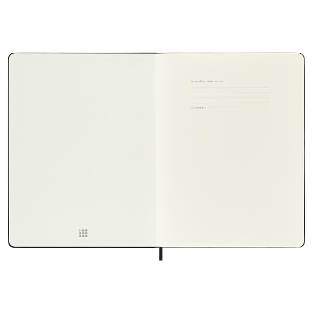 Moleskine - Classic Squared Notebook - Large (Black/Hardcover)