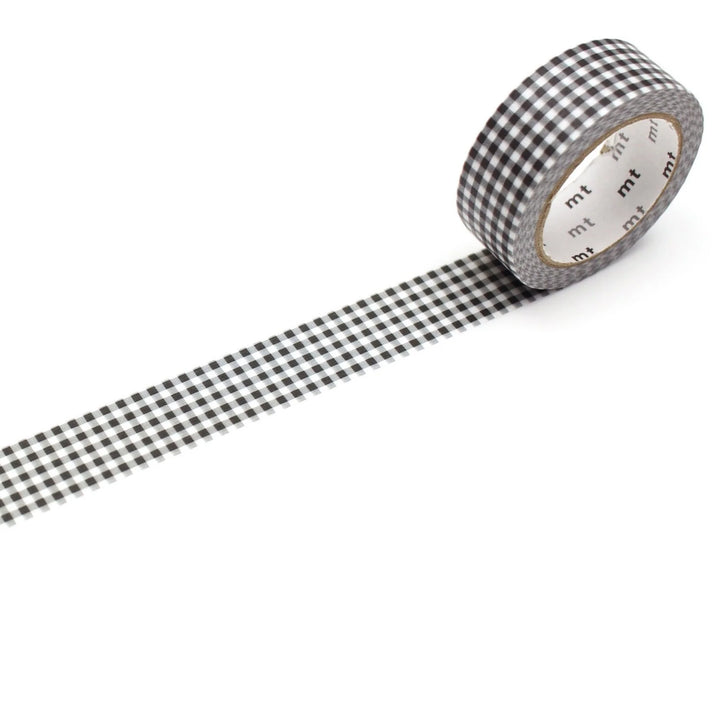 MT - Basic Washi Tape - Delicate Checkered Black