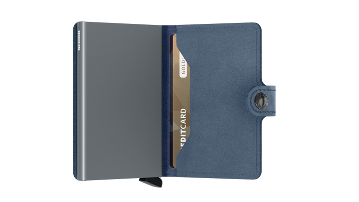 Secrid Miniwallet Original Ice Blue High Quality European Cowhide Leather Wallet - Buy Secrid Wallets in Canada - Best Gift Ideas for Family and Friends