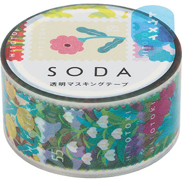 SODA - 20mm Transparent Washi Tape - Stamp