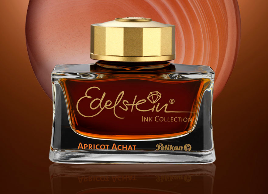 Pelikan - Ink of the Year 2025 -Edelstein Fountain Pen Ink - Apricot Achat
