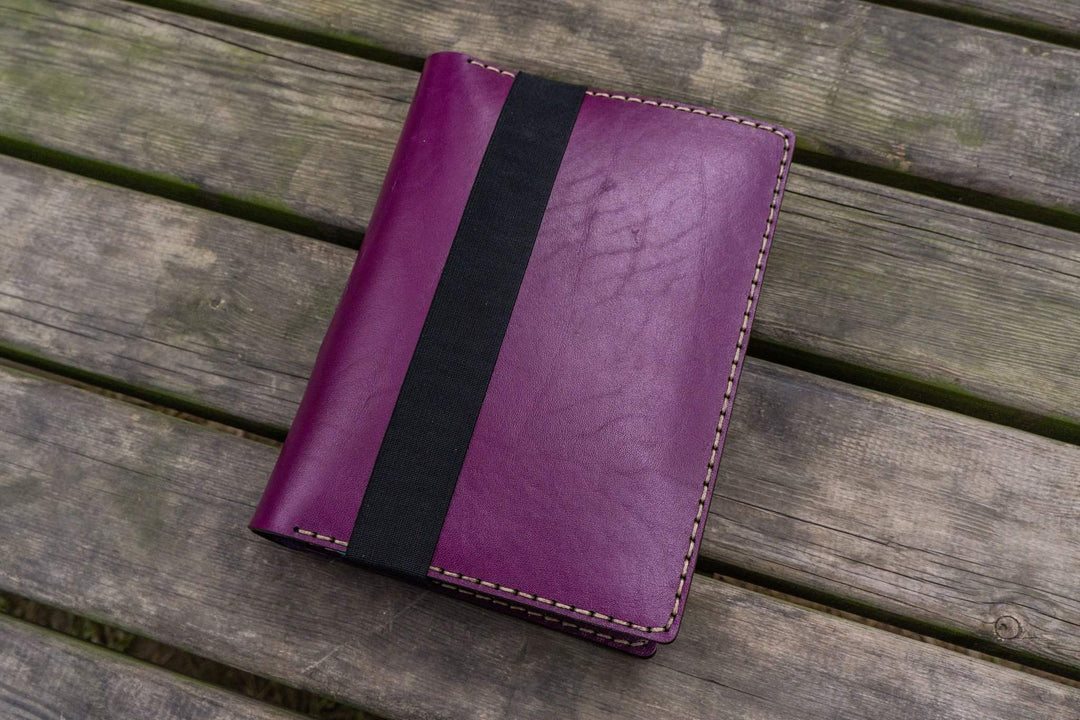 Galen Leather - iPad Mini & Large Moleskine Cover - Purple