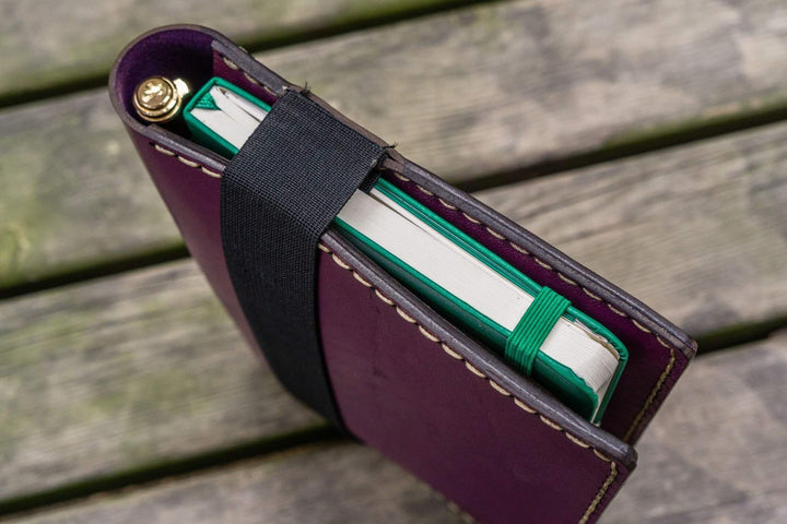 Galen Leather - iPad Mini & Large Moleskine Cover - Purple