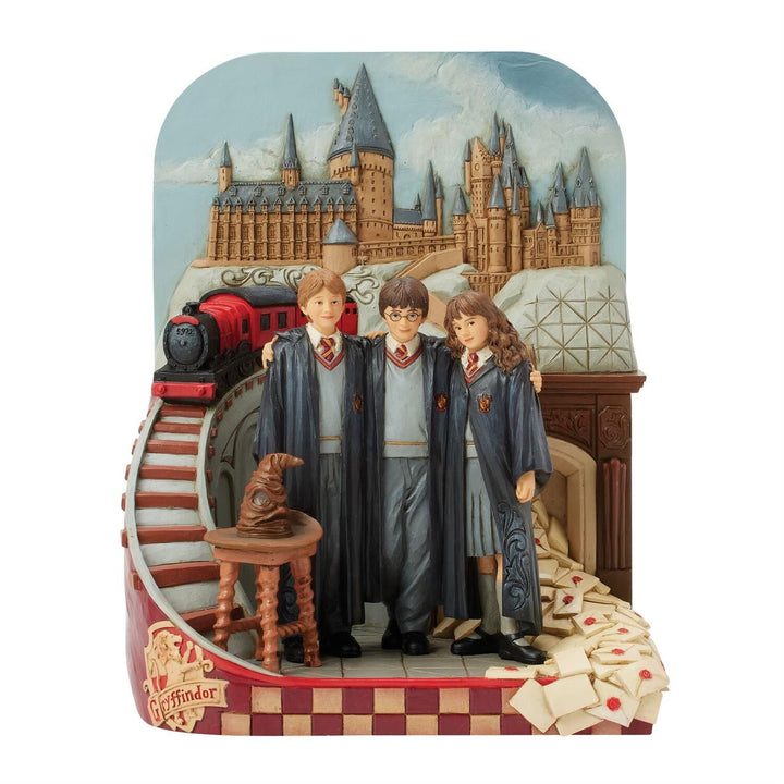 JIM SHORE  - HARRY POTTER - THE JOURNEY BEGINS -TRIO -  FIGURINE