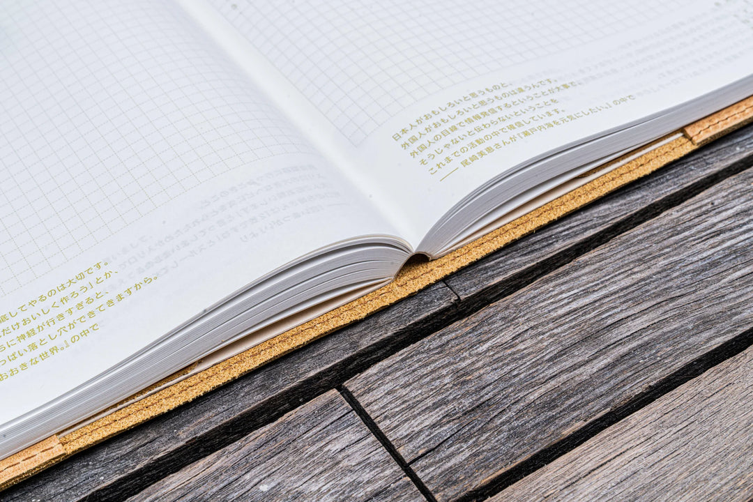 Galen Leather - Leather Slim A5 Notebook / Planner Cover - Crazy Horse Honey Ochre