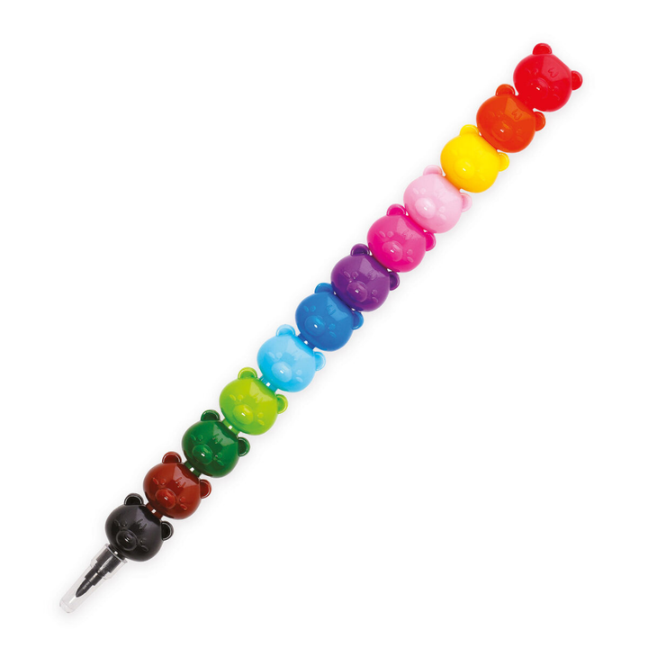 LEGAMI - 12 Stackable Crayons - Bear