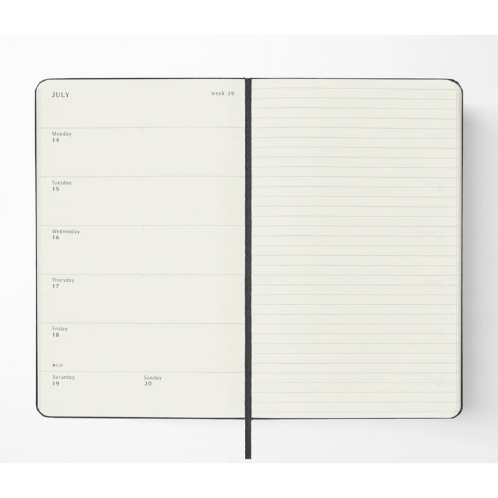 Moleskine 2026 - Weekly Notebook Diary/Planner - Large (Black/Hardcover)