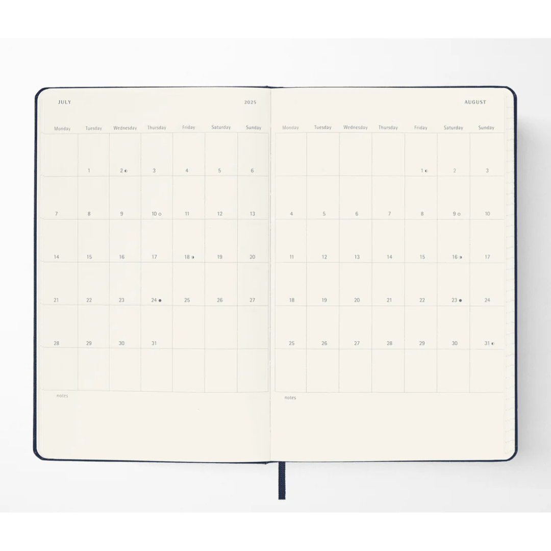 Moleskine 2026 - Weekly Notebook Diary/Planner - Large (Black/Hardcover)