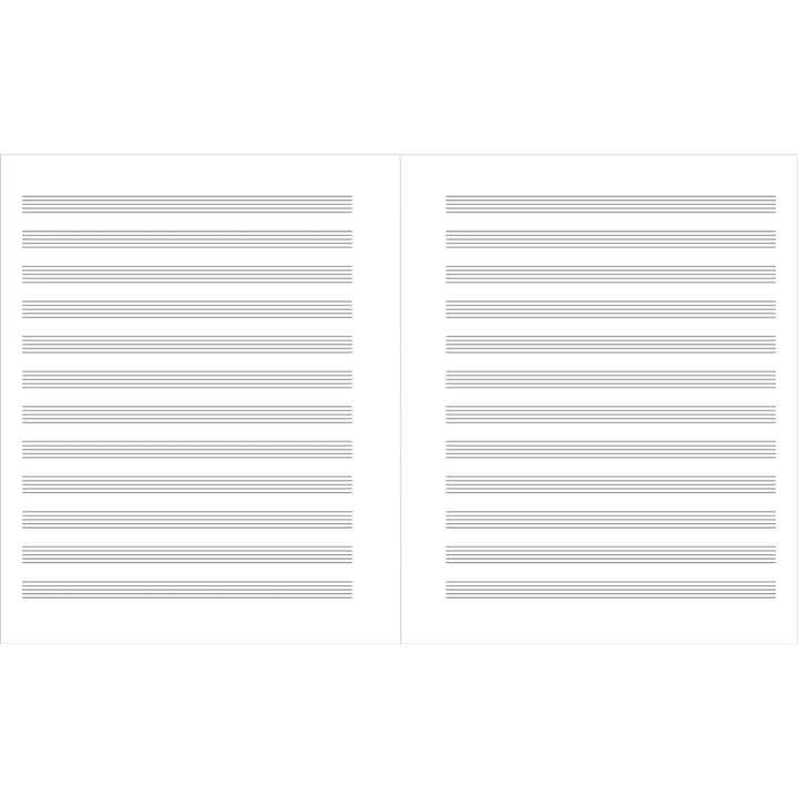 Peter Pauper Press - Classic Music Manuscript Notebook (Regular Staff)