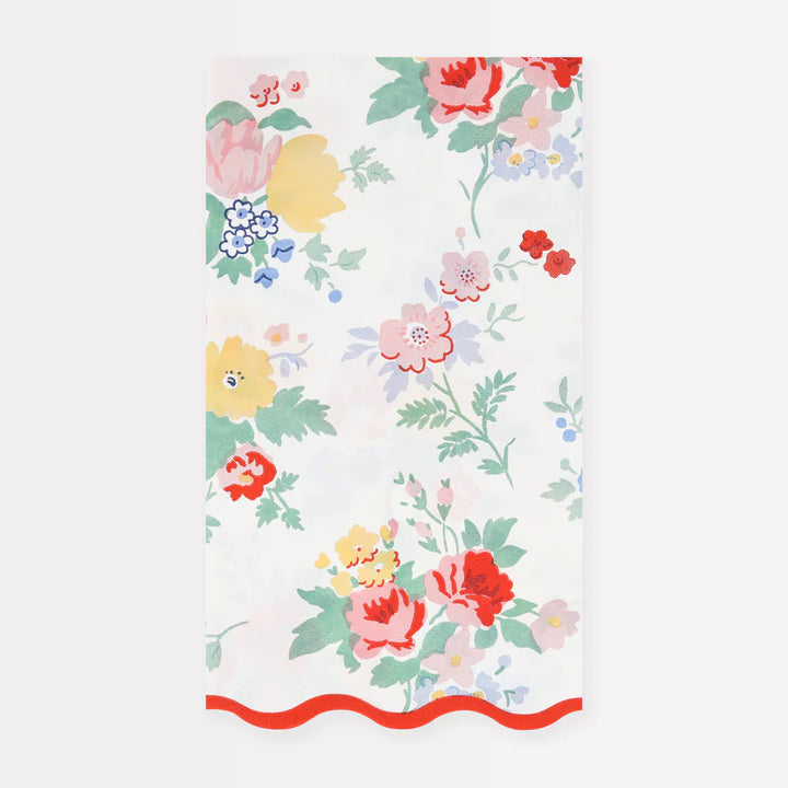 MERI MERI - Vintage Floral Guest Towels - Pack of 16
