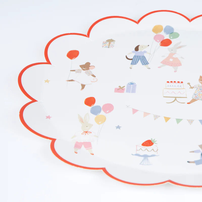 MERI MERI - Animal Friends Side Plates - Pack of 8