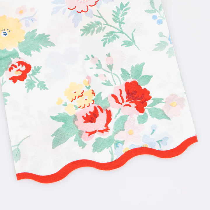 MERI MERI - Vintage Floral Guest Towels - Pack of 16