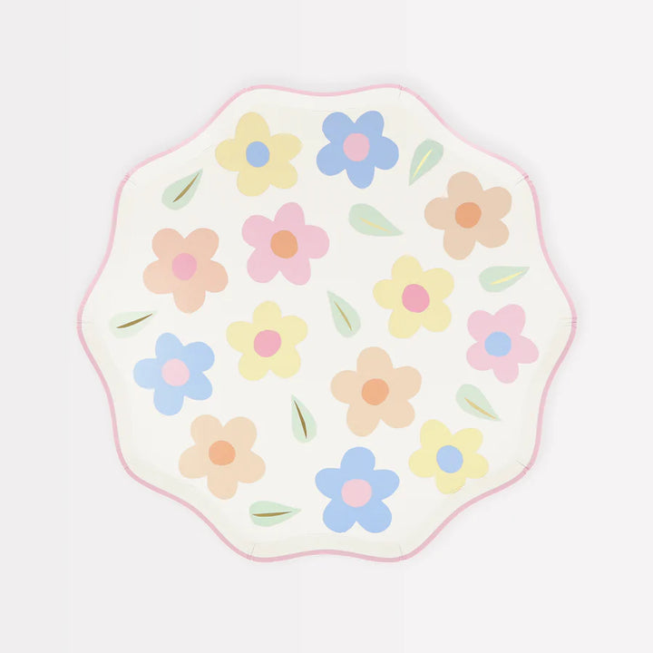 MERI MERI - Happy Flowers Side Plates - Pack of 8
