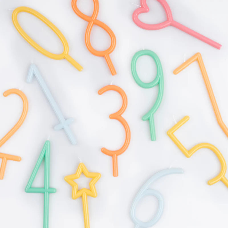 MERI MERI - Slim Heart Candle - Pink