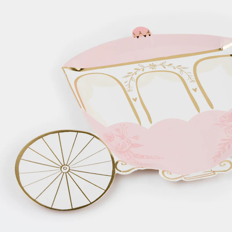 MERI MERI - Princess Carriage Plates - Pack of 8
