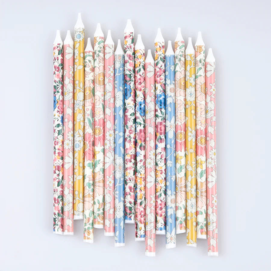 MERI MERI x Liberty - Mixed Print Dipped Candles - Pack of 16