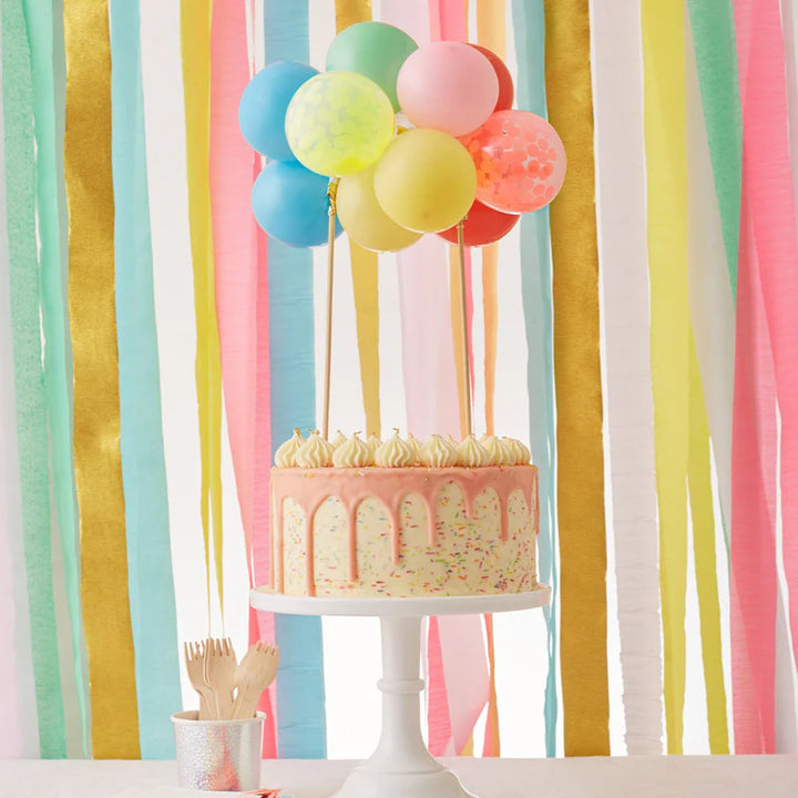 MERI MERI - Rainbow Balloon Cake Topper Kit